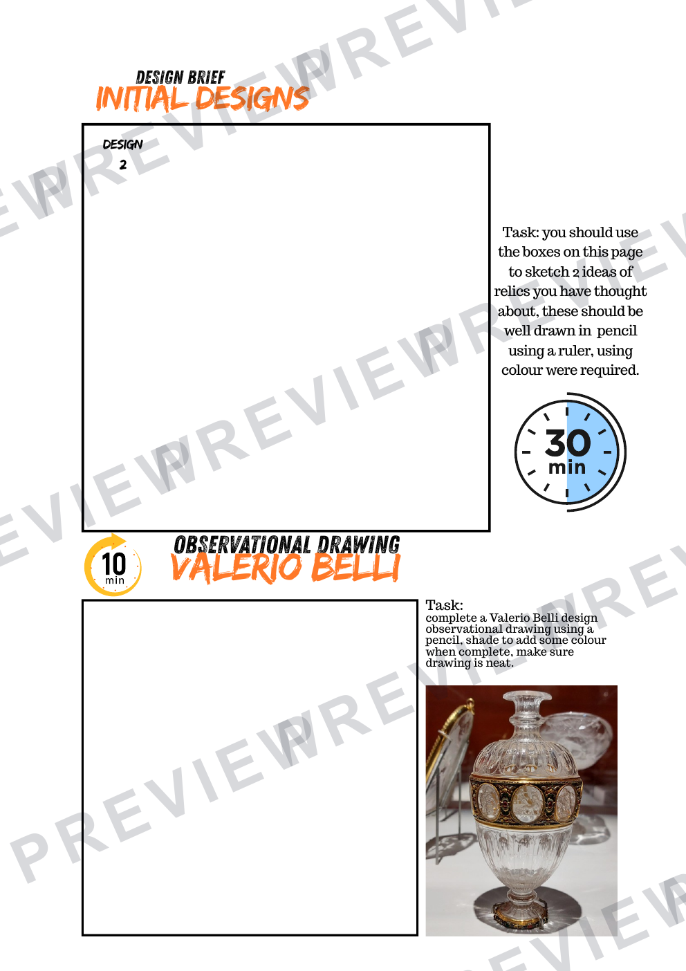KS4 ancient/future relic work book 2025  preview page 11