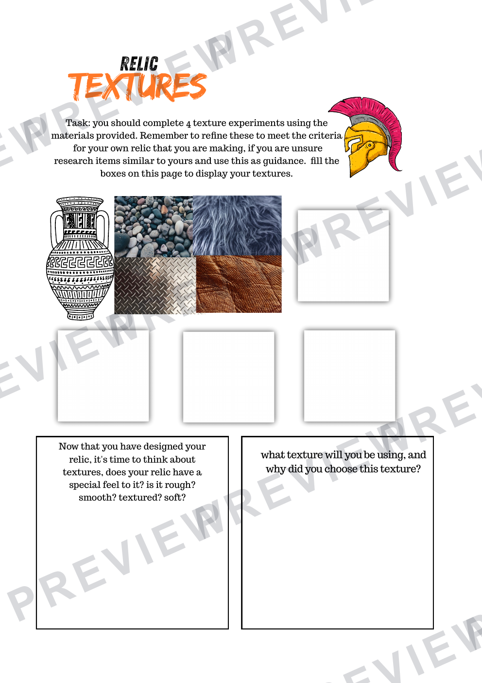 KS4 ancient/future relic work book 2025  preview page 16