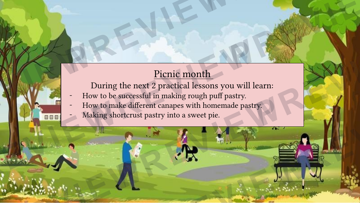 Hospitality and catering recipe booklet year KS4  preview page 11