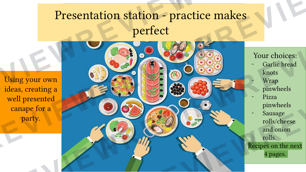 Hospitality and catering recipe booklet year KS4  preview page 15