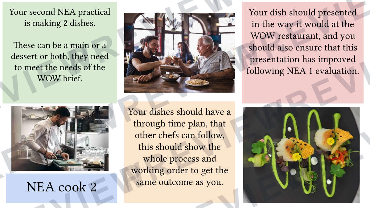 Hospitality and catering recipe booklet year KS4  preview page 31