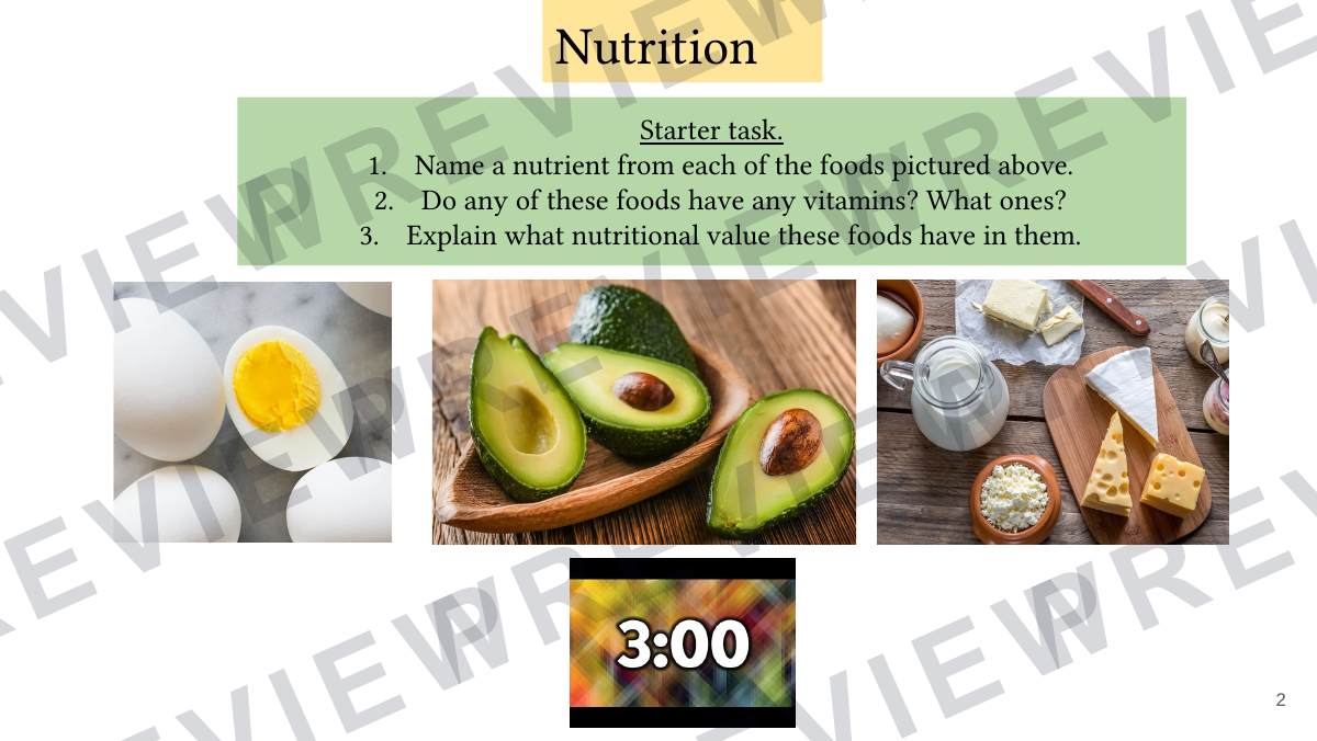 Hospitality and catering lesson 16-18 preview page 2