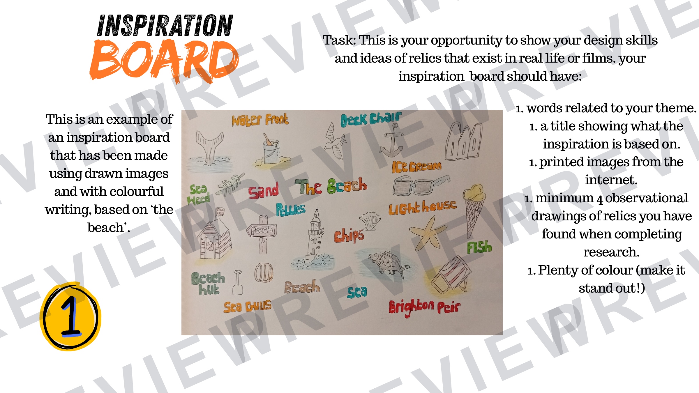 3D design Ancient/future relic powerpoint for year 10  preview page 9