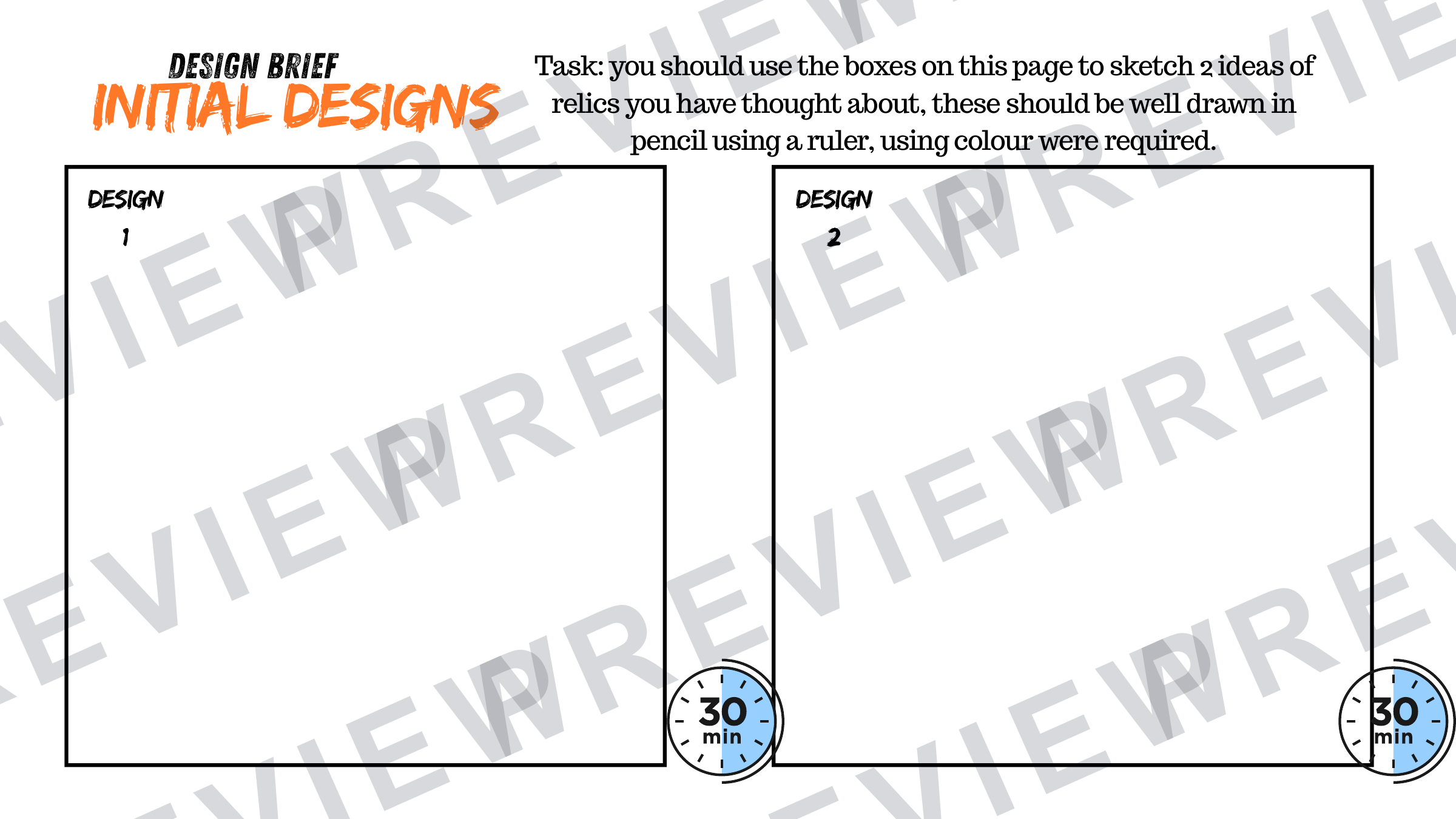 3D design Ancient/future relic powerpoint for year 10  preview page 11