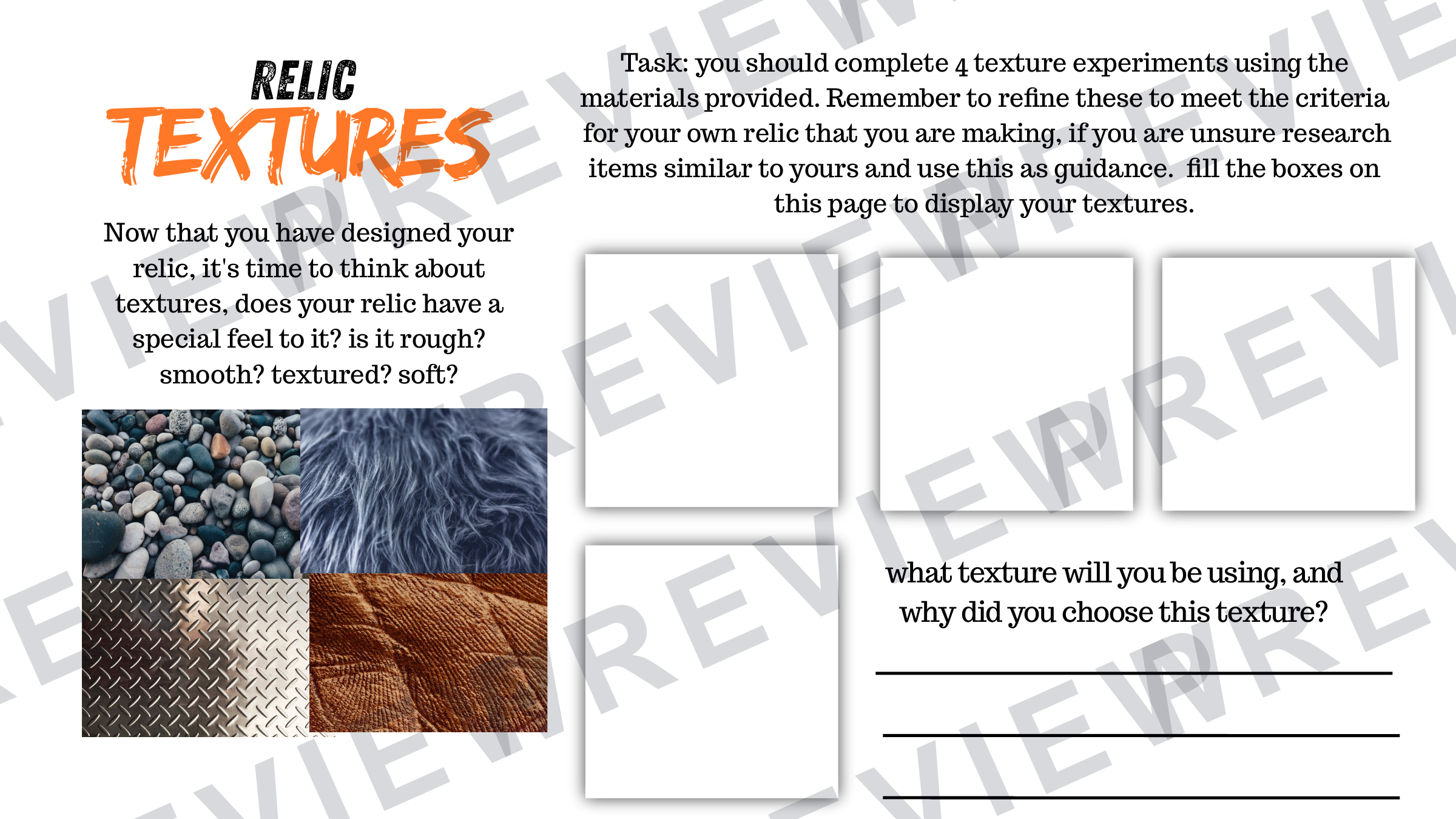 3D design Ancient/future relic powerpoint for year 10  preview page 18