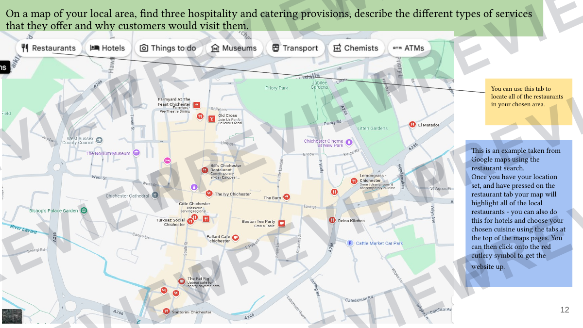 Hospitality and catering level 1-2 booklet 1  preview page 12