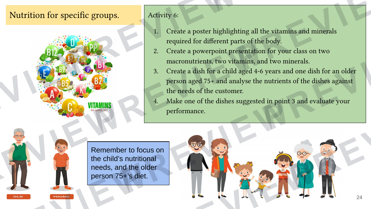 Hospitality and catering level 1-2 booklet 1  preview page 24