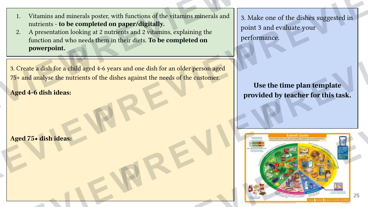 Hospitality and catering level 1-2 booklet 1  preview page 25
