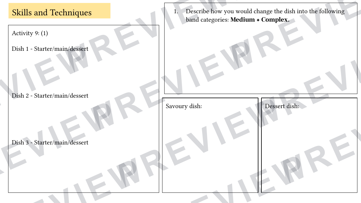 Hospitality and catering level 1-2 booklet 1  preview page 30
