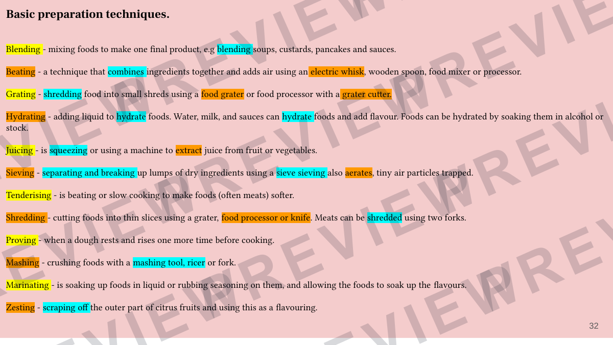 Hospitality and catering level 1-2 booklet 1  preview page 32