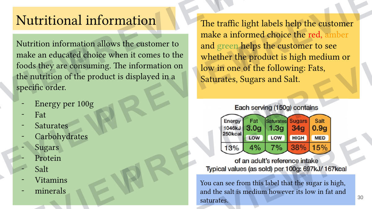 Hospitality and catering lesson 10-11  preview page 30