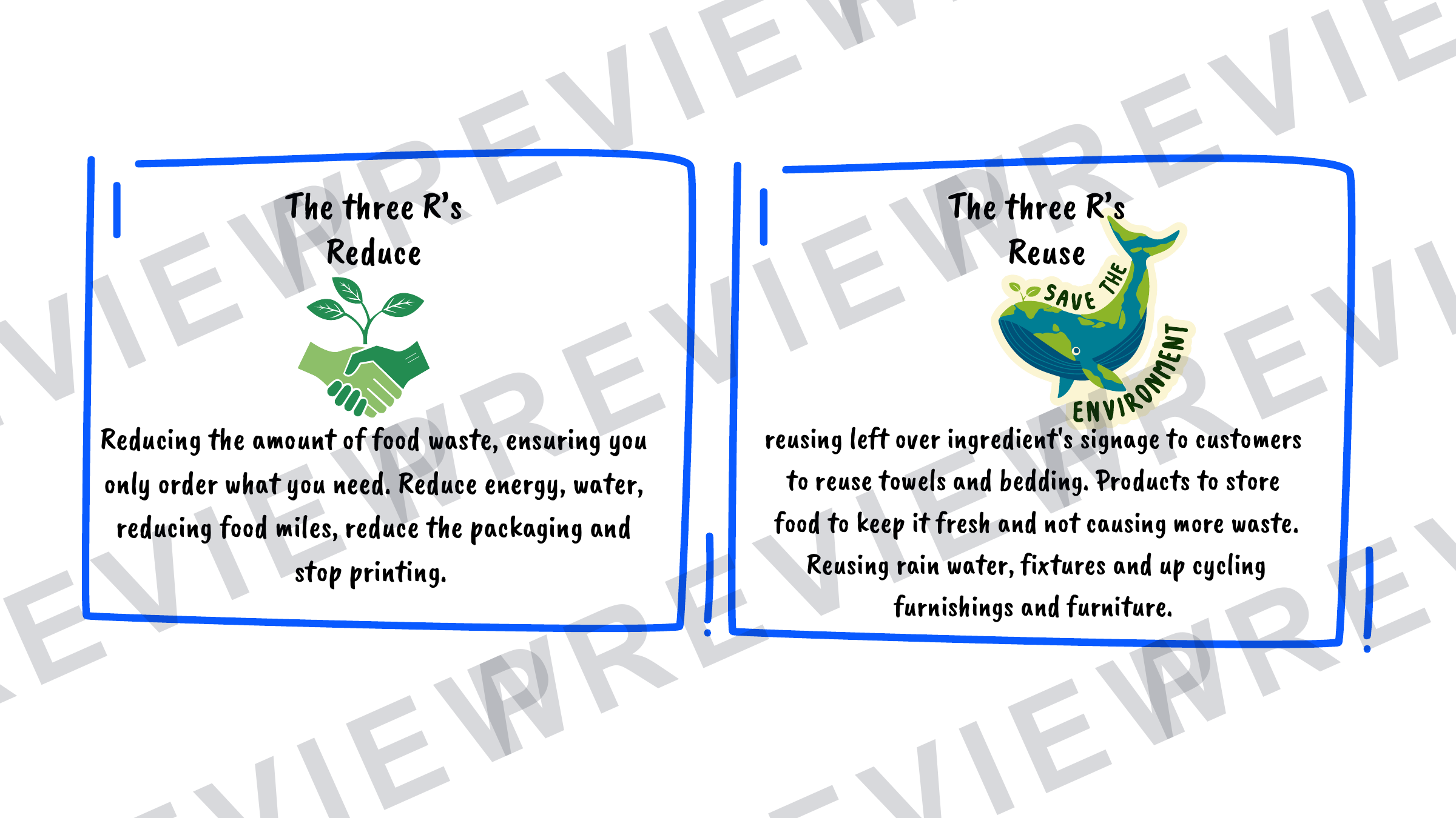 Hospitality revision cards GCSE success factors (A6 size) preview page 5