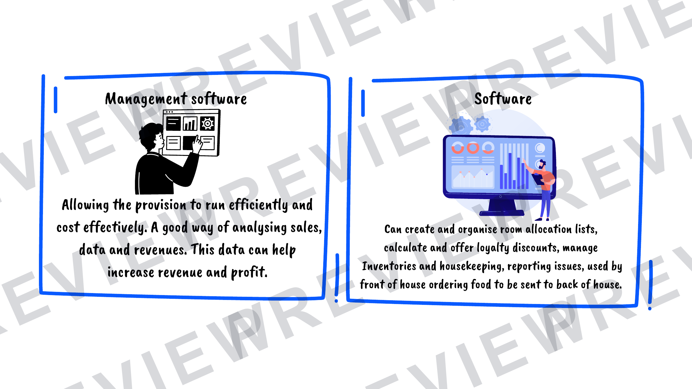 Hospitality revision cards GCSE success factors (A6 size) preview page 8
