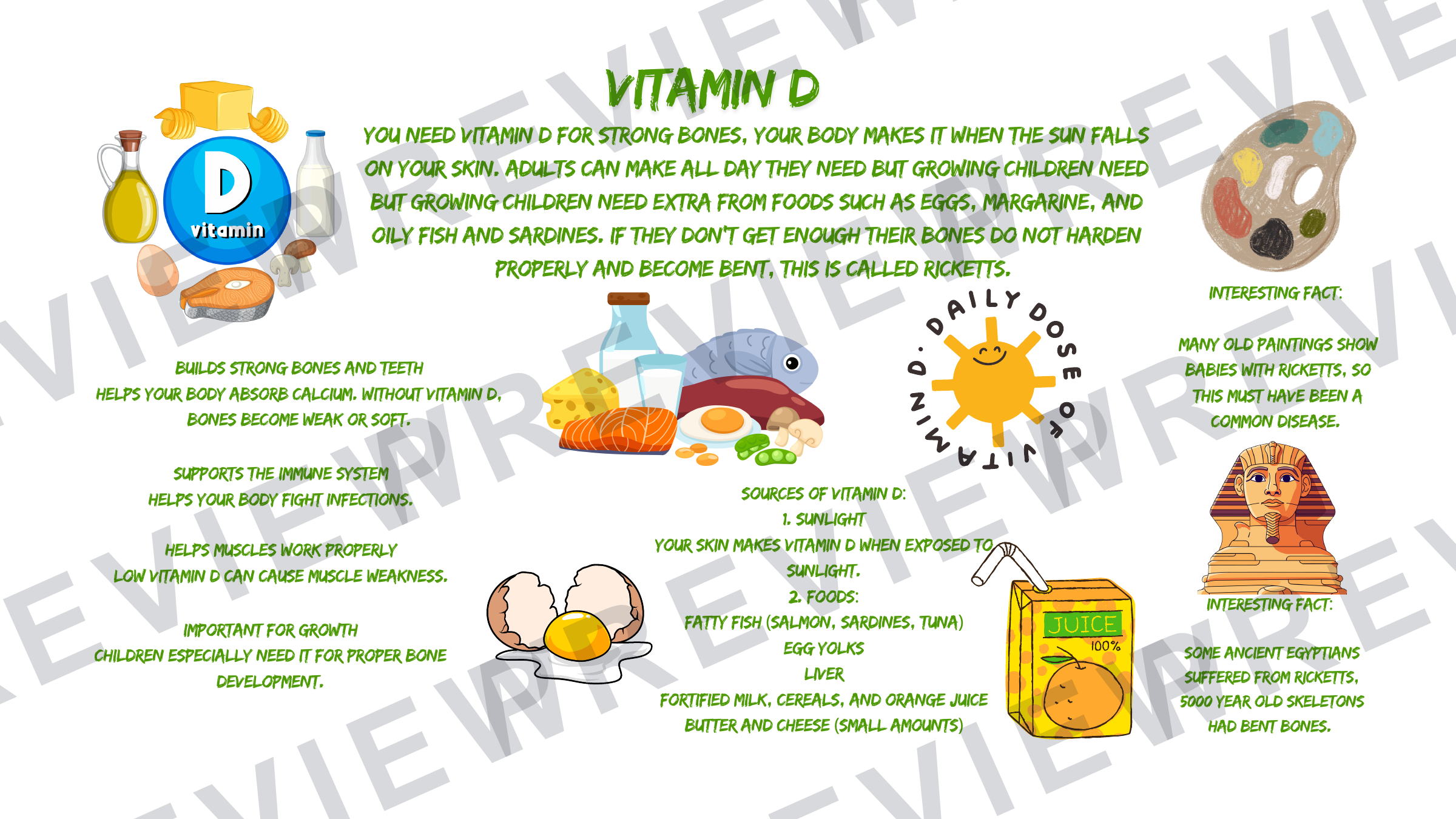 Year 7 healthy eating and diets collection vitamins  preview page 6