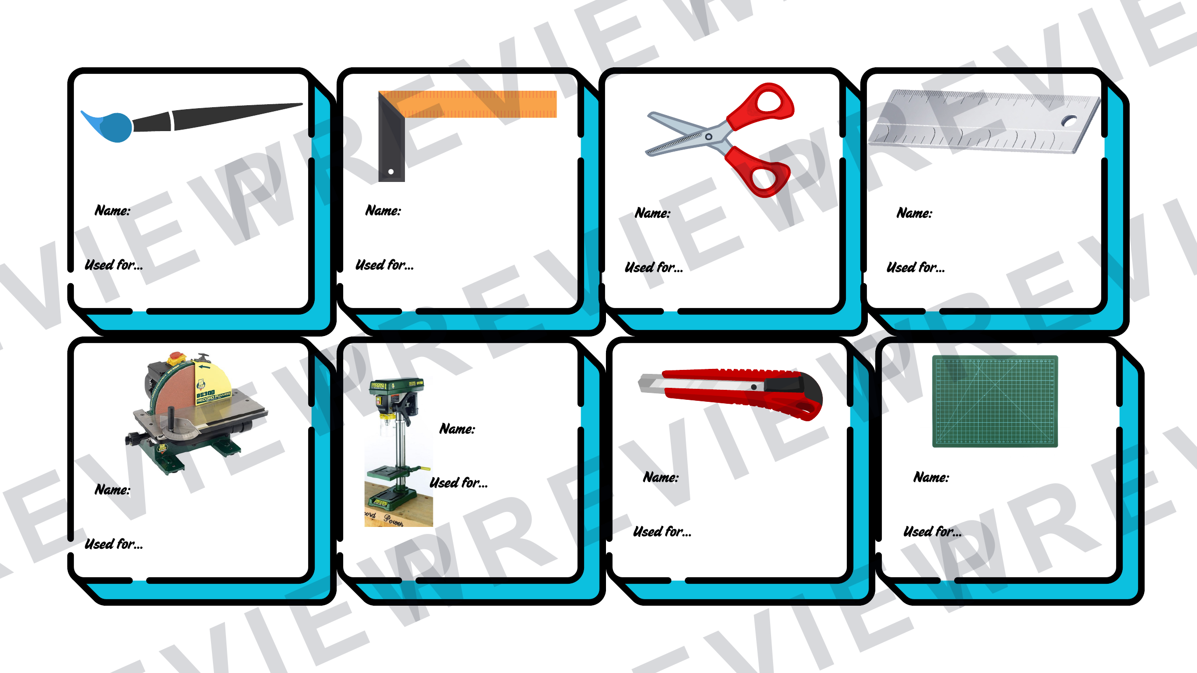3D design equipment task and answers KS3 preview page 3