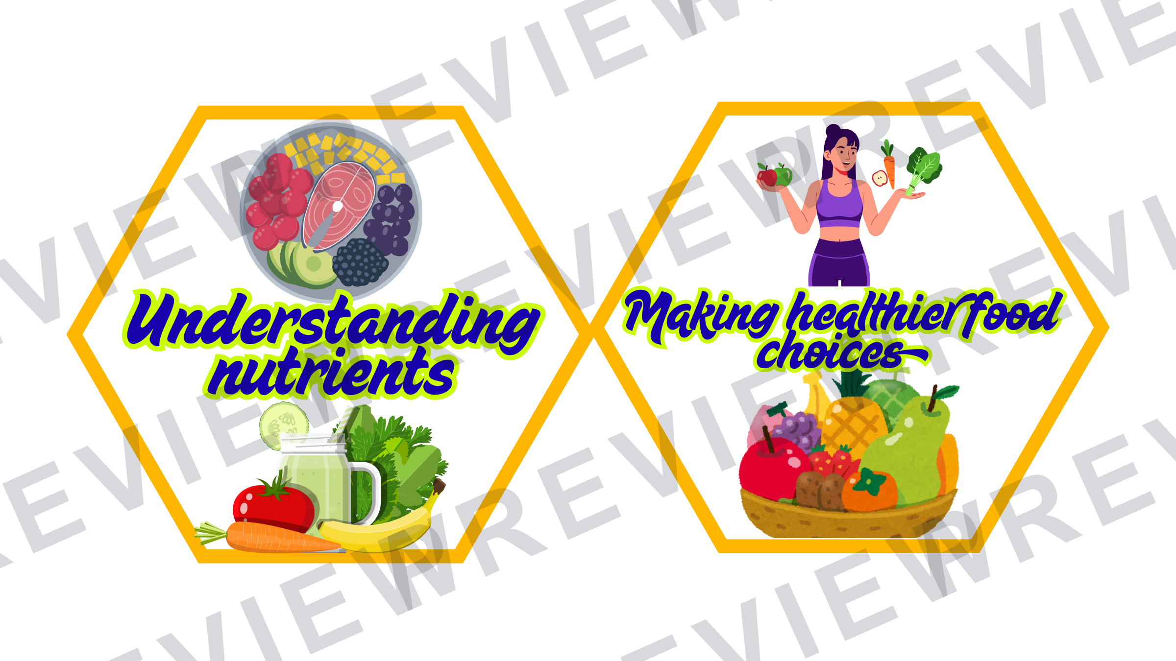 Hexagon display catering skills display  preview page 7