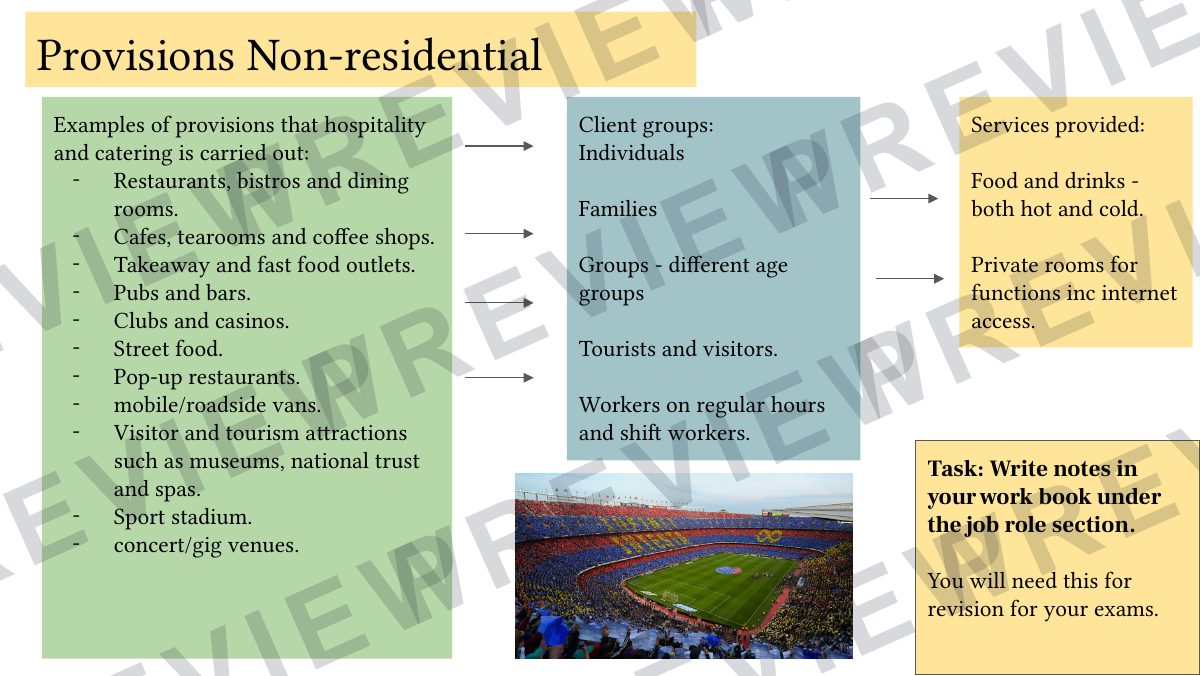 Hospitality and catering lesson 12-13  preview page 3