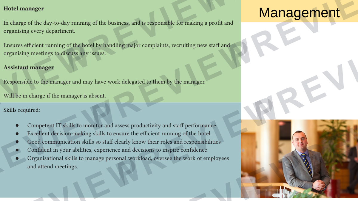 Hospitality and catering lesson 12-13  preview page 8