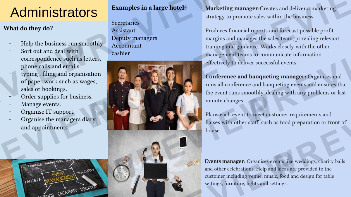 Hospitality and catering lesson 12-13  preview page 9