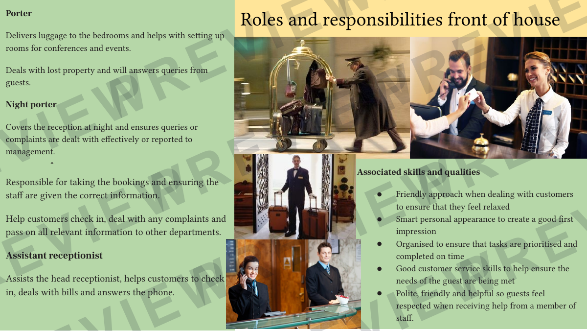 Hospitality and catering lesson 12-13  preview page 11