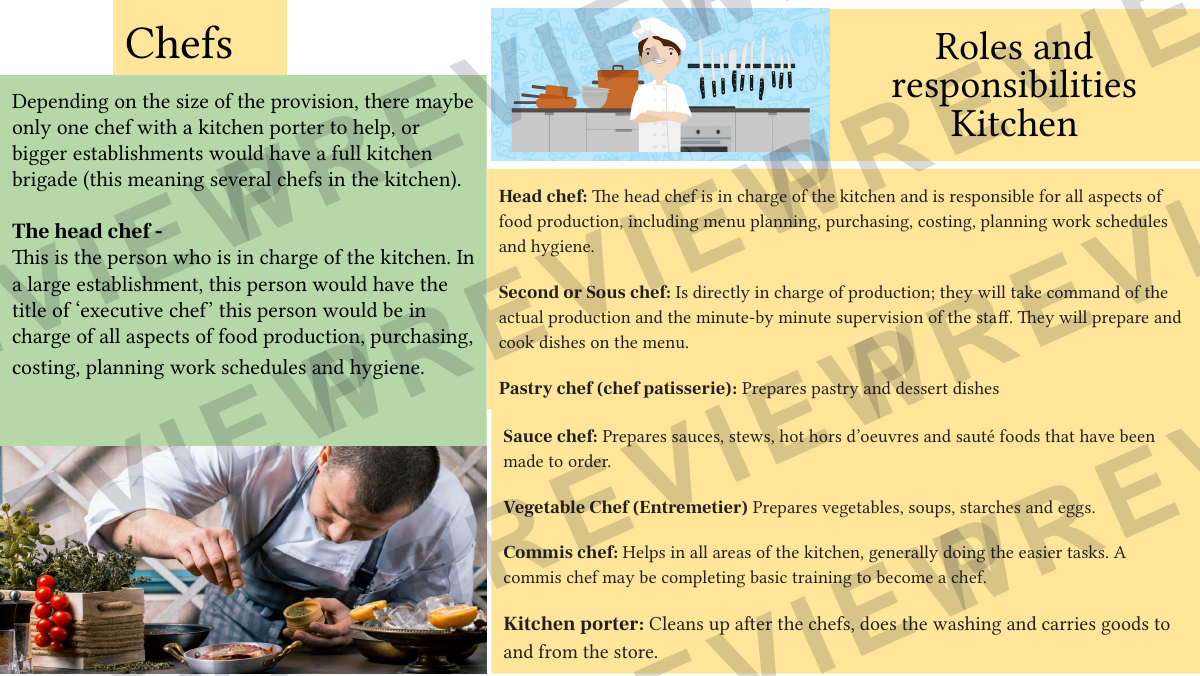 Hospitality and catering lesson 12-13  preview page 12