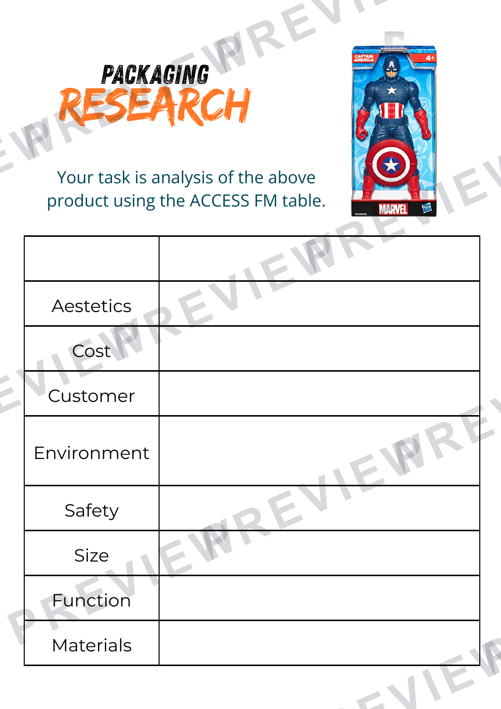 Graphics product packaging booklet aimed at year 9  preview page 6