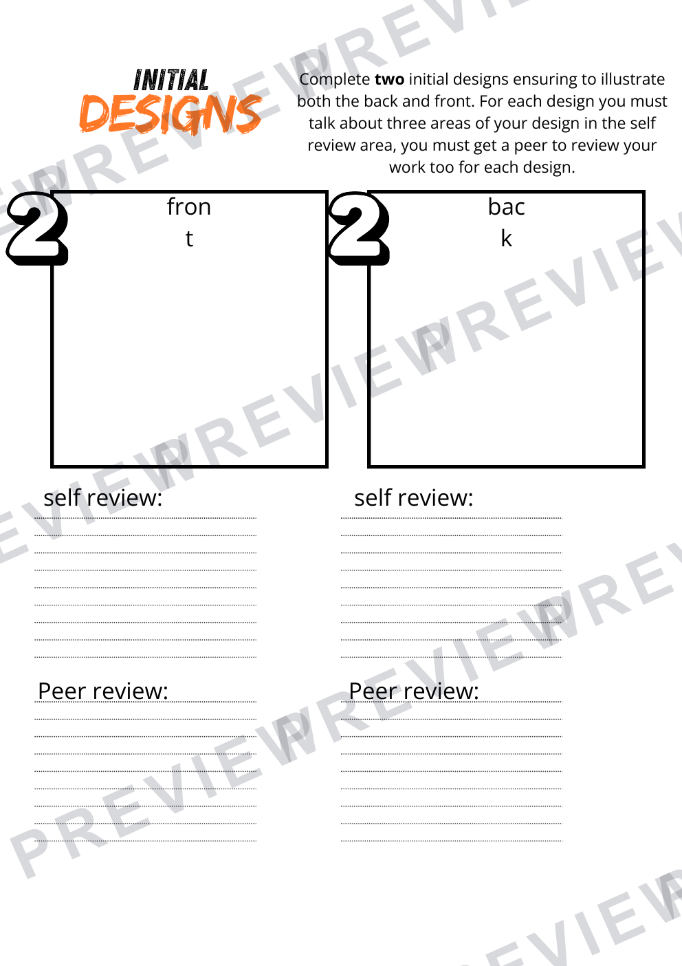 Graphics product packaging booklet aimed at year 9  preview page 9