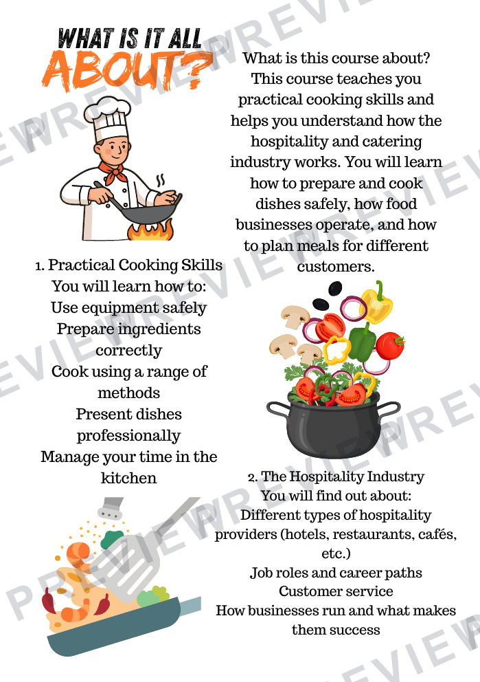 GCSE options booklet for hospitality and catering A5 2026  preview page 9