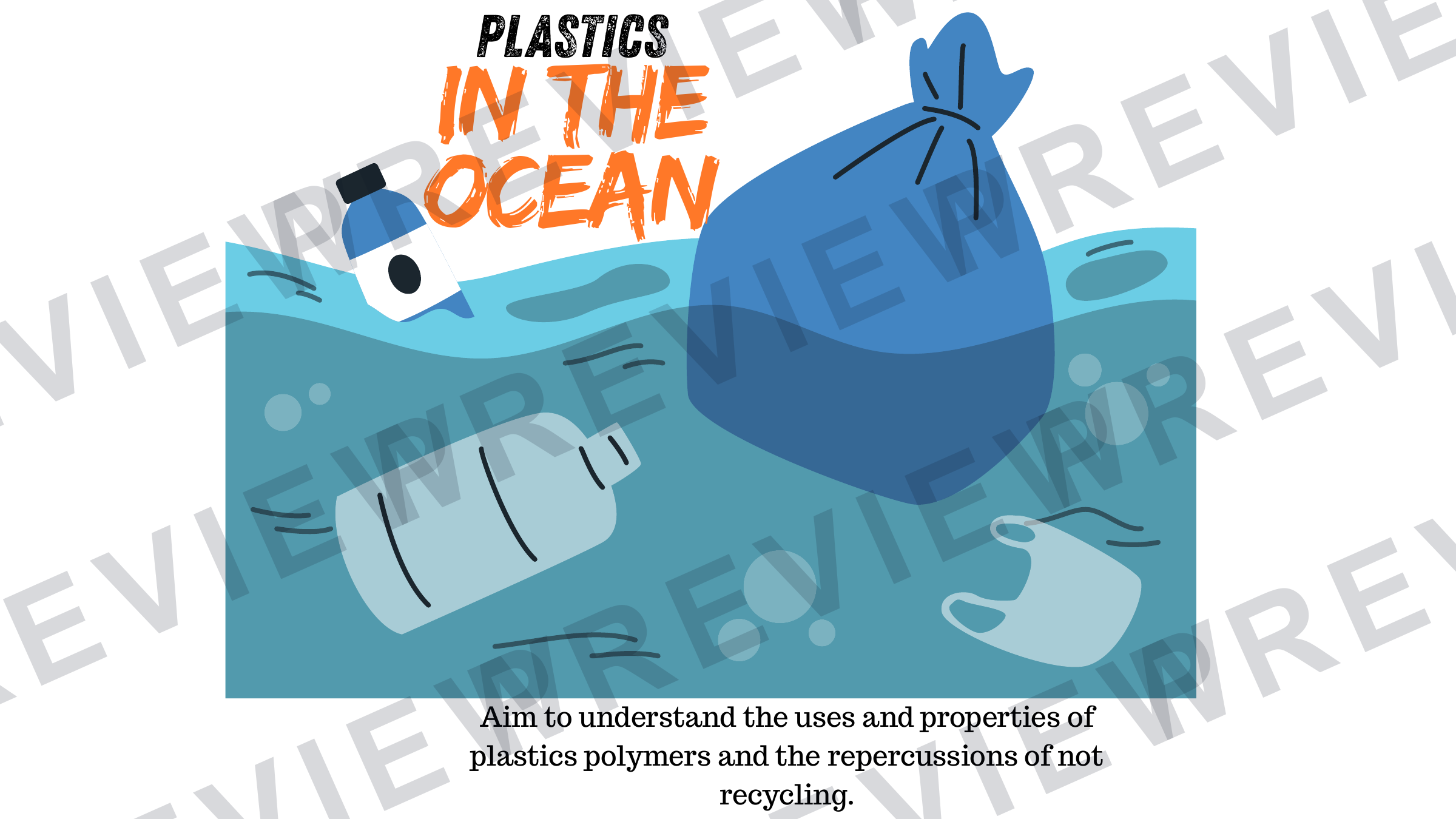 Plastics in the ocean PPT Ks3/4 companion to workbook preview page 2