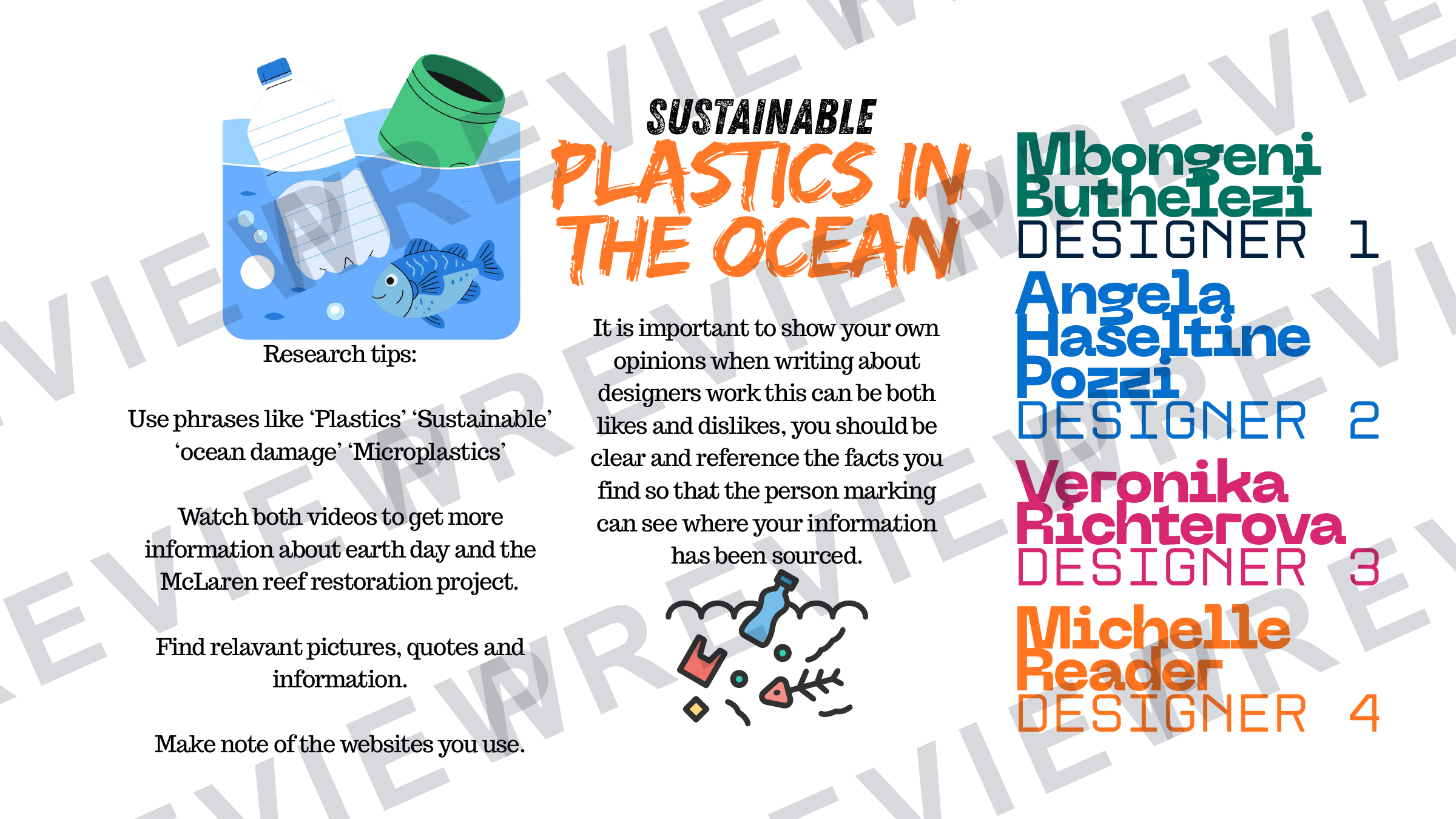 Plastics in the ocean PPT Ks3/4 companion to workbook preview page 9