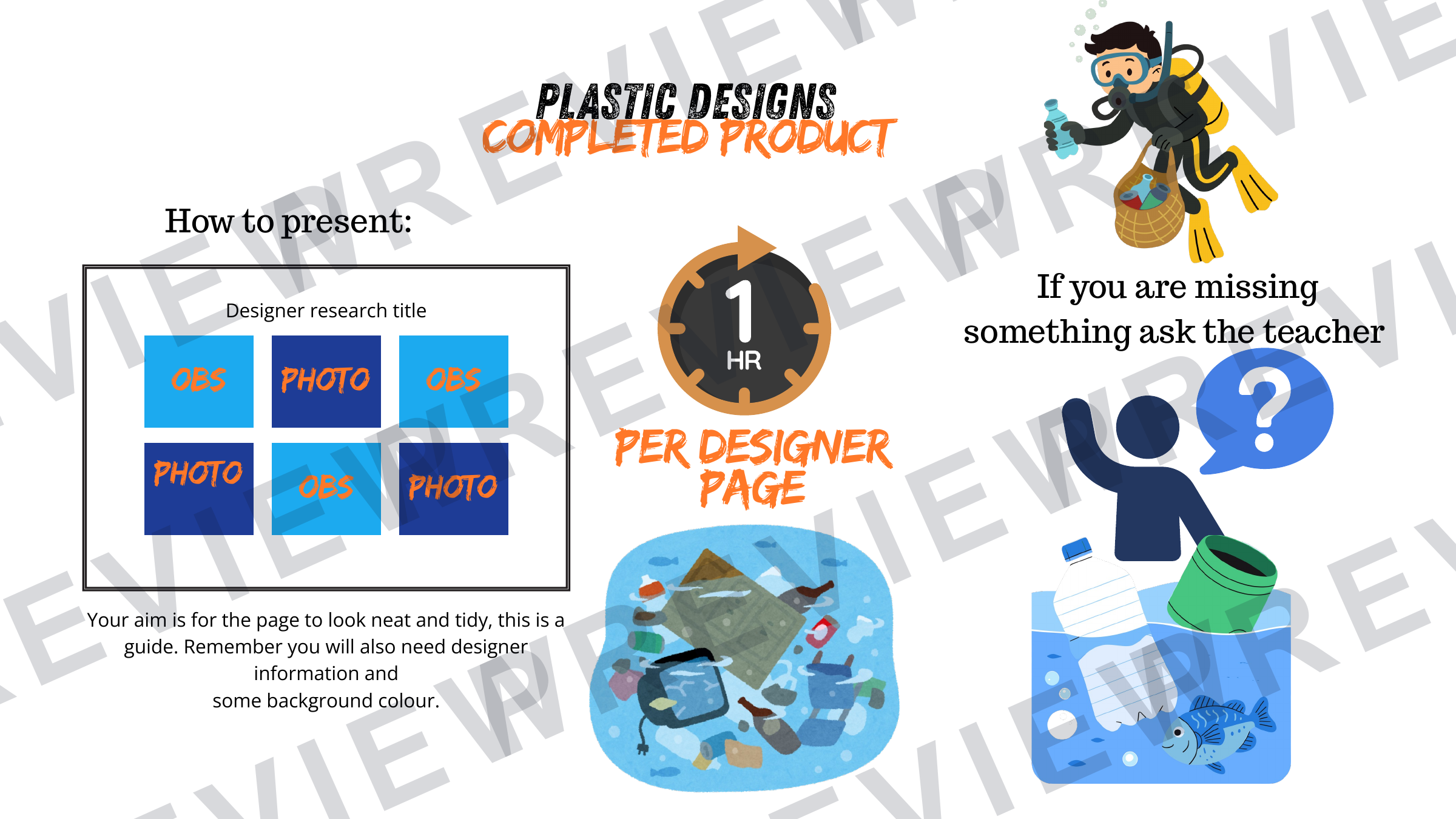 Plastics in the ocean PPT Ks3/4 companion to workbook preview page 18