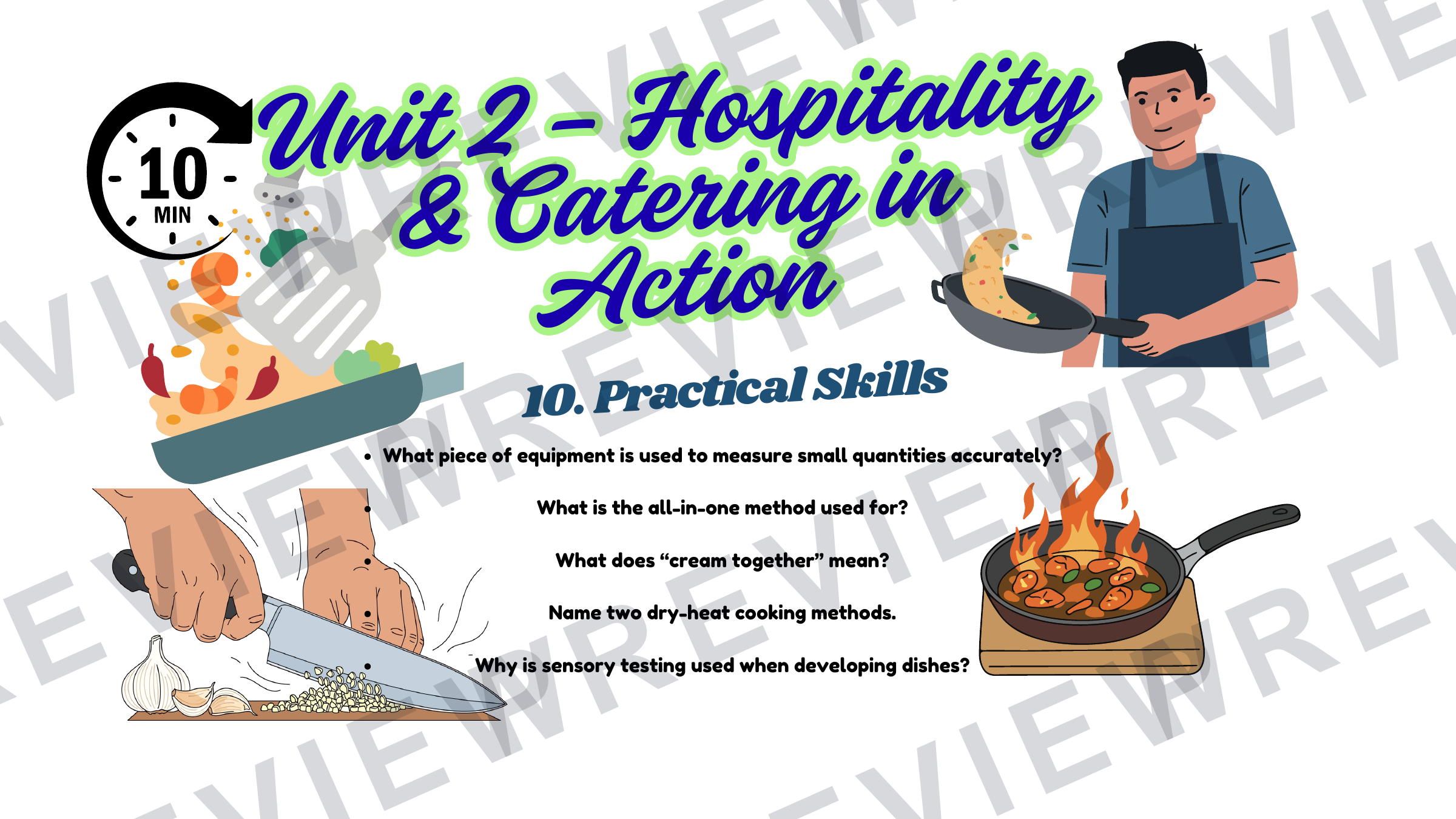 End of unit hospitality quiz 2025 preview page 11