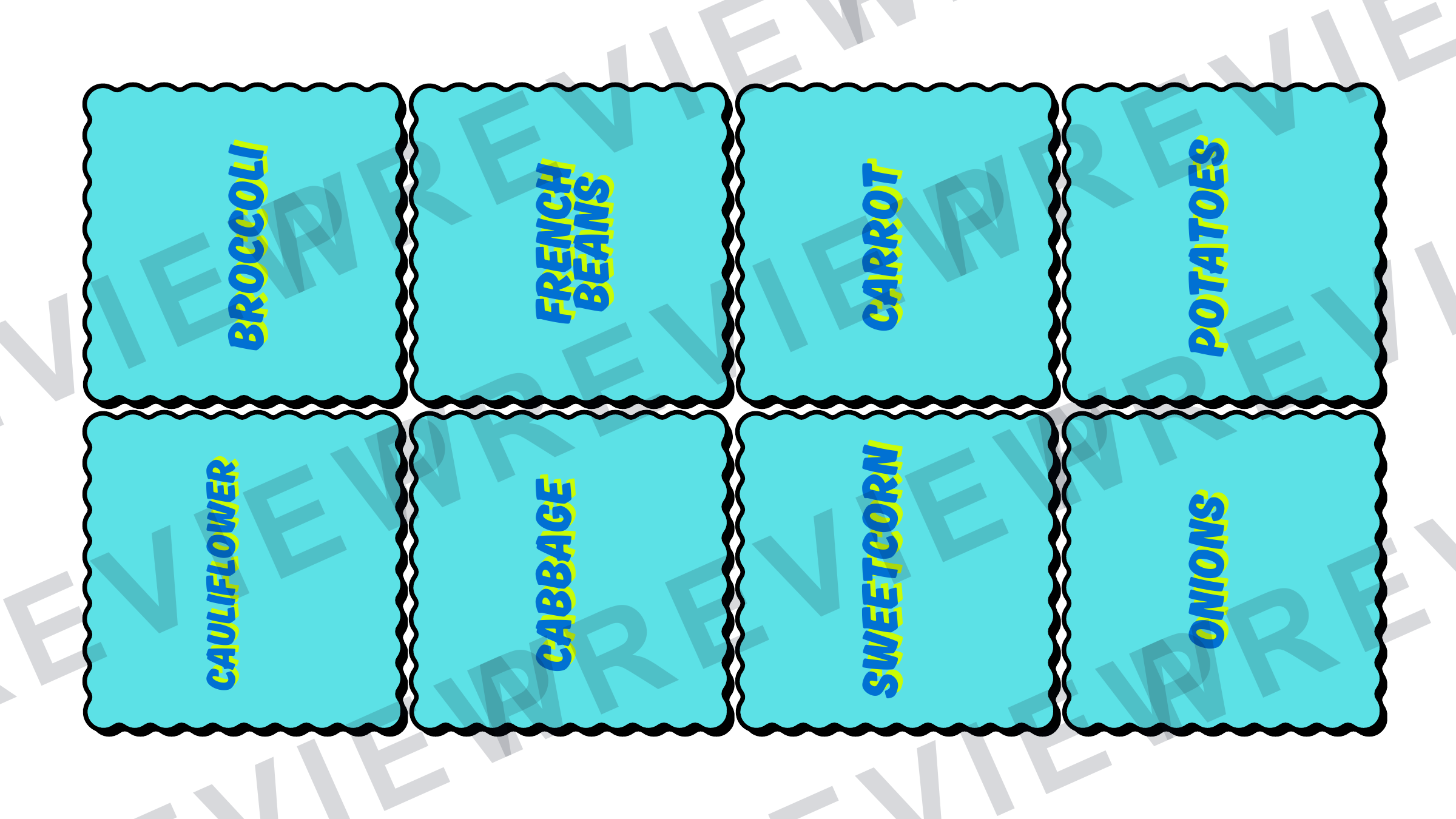 KS2 guess the fruit and vegetable game for primary level preview page 7