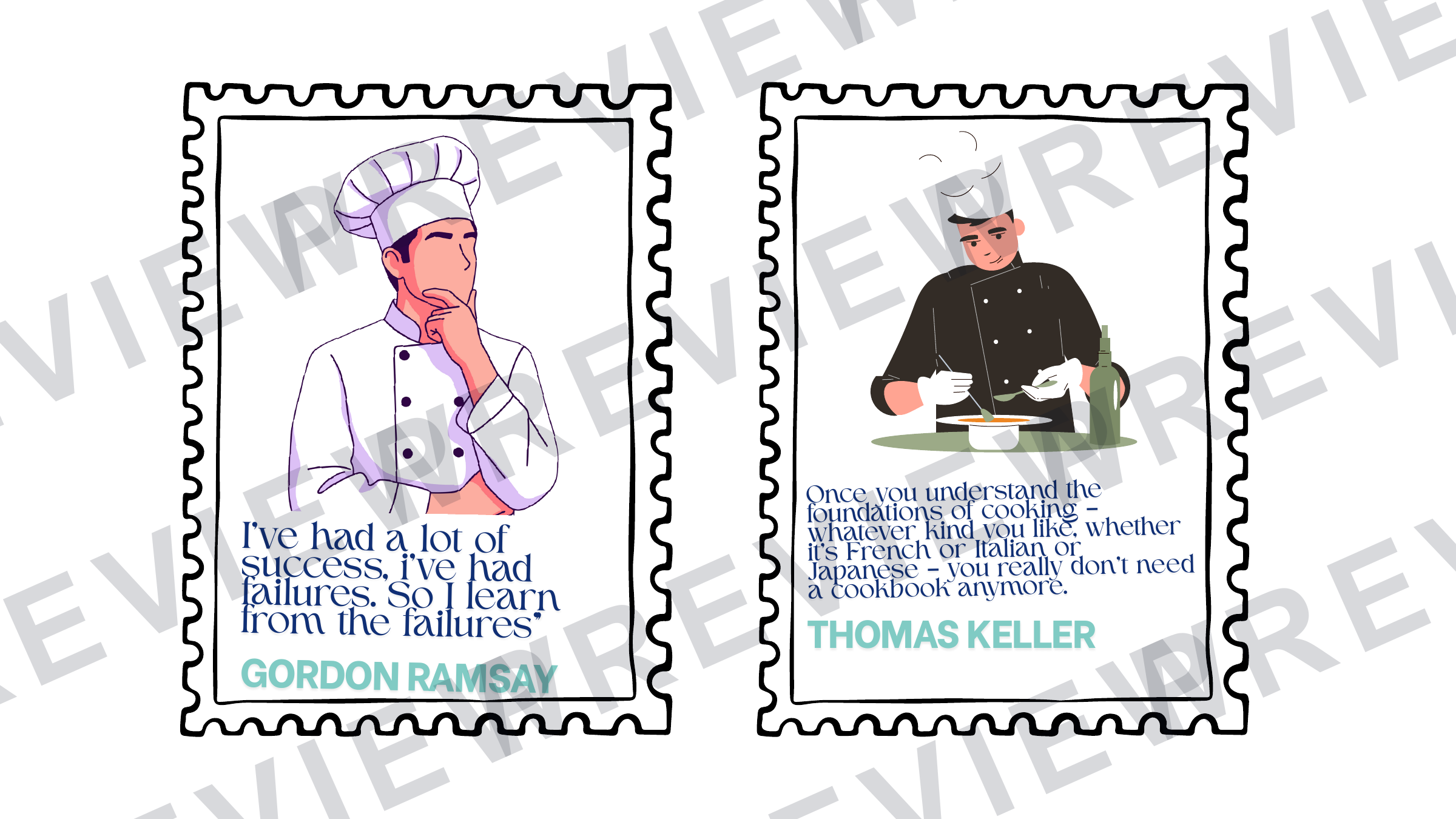 Food quote posters  preview page 1