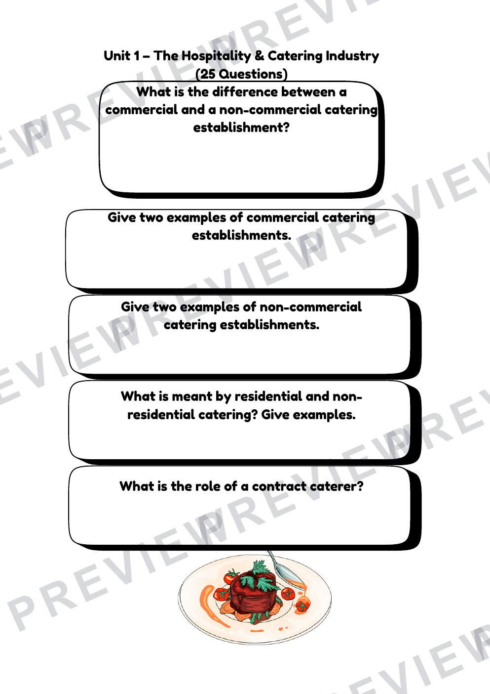 Hospitality quiz 2025 booklet  preview page 2