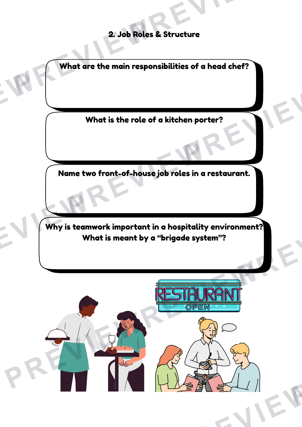 Hospitality quiz 2025 booklet  preview page 3