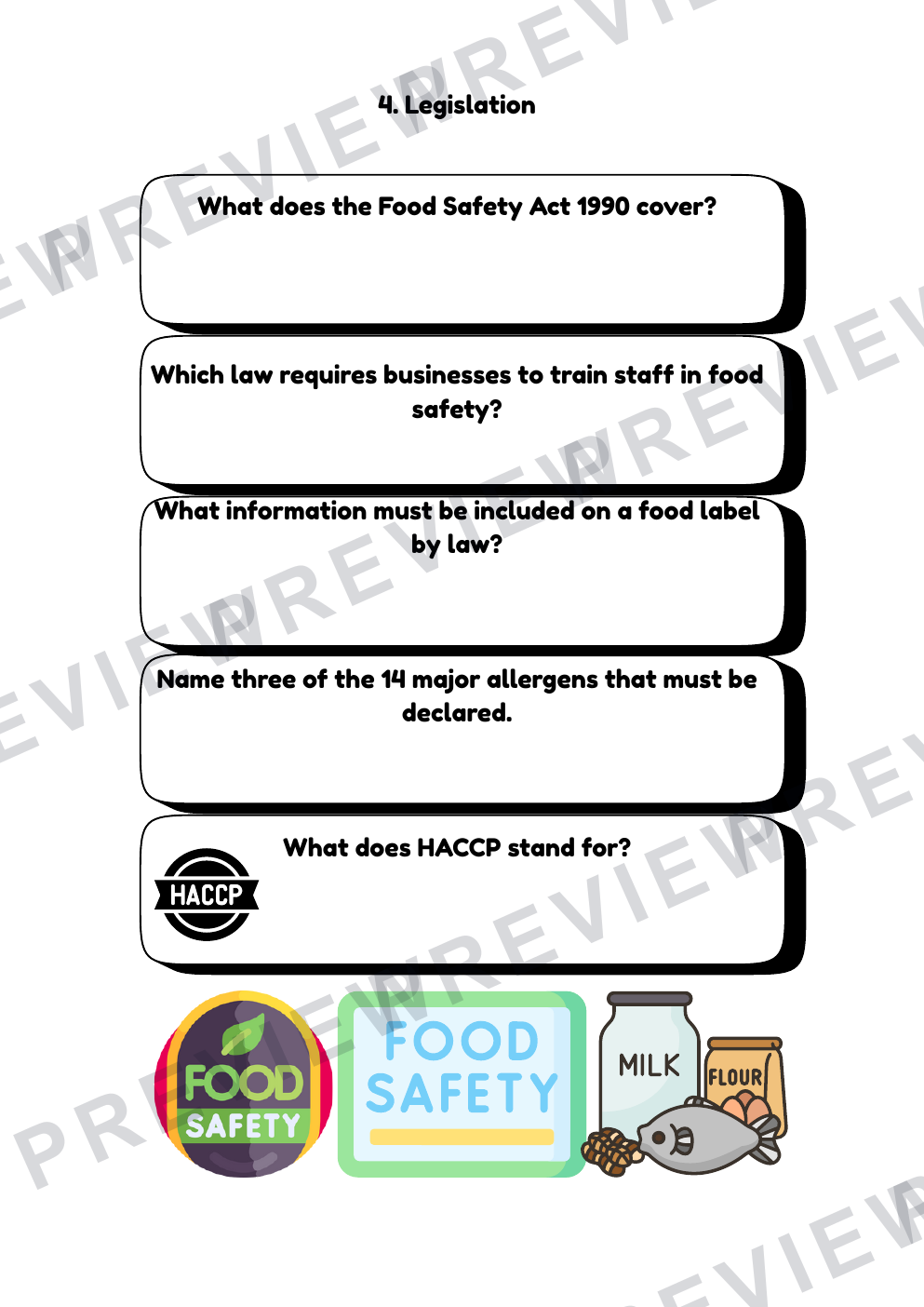 Hospitality quiz 2025 booklet  preview page 5