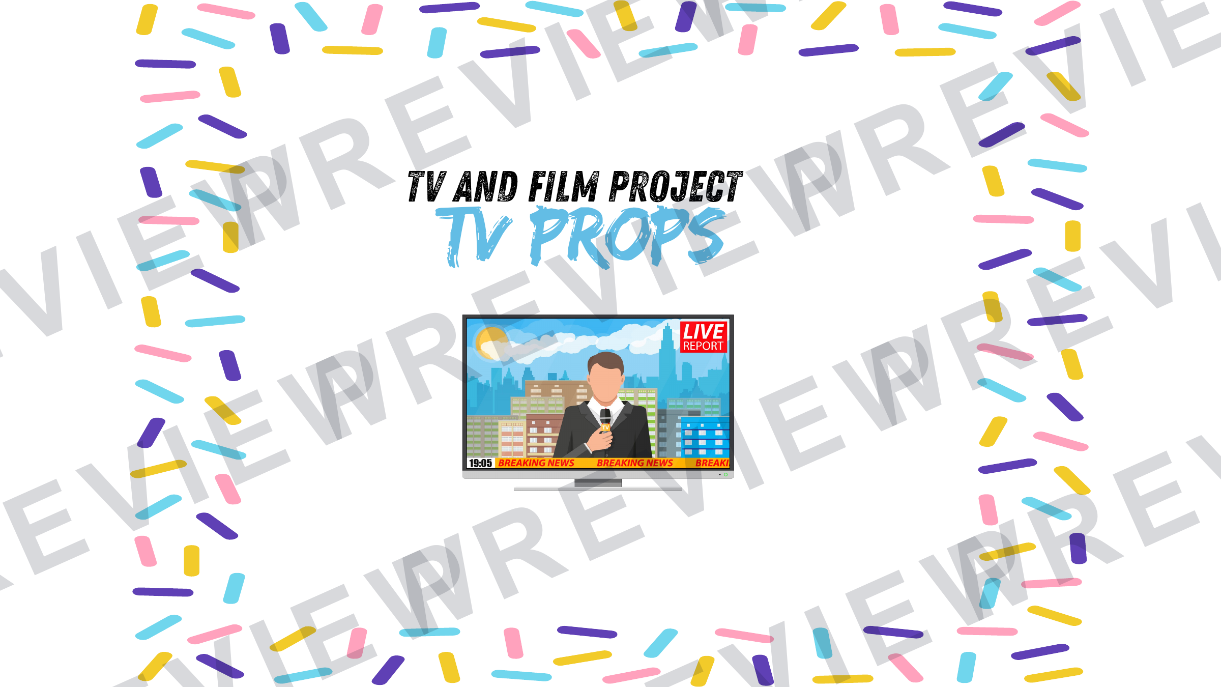 3D design mini project tv props KS3/4 project powerpoint  preview page 1