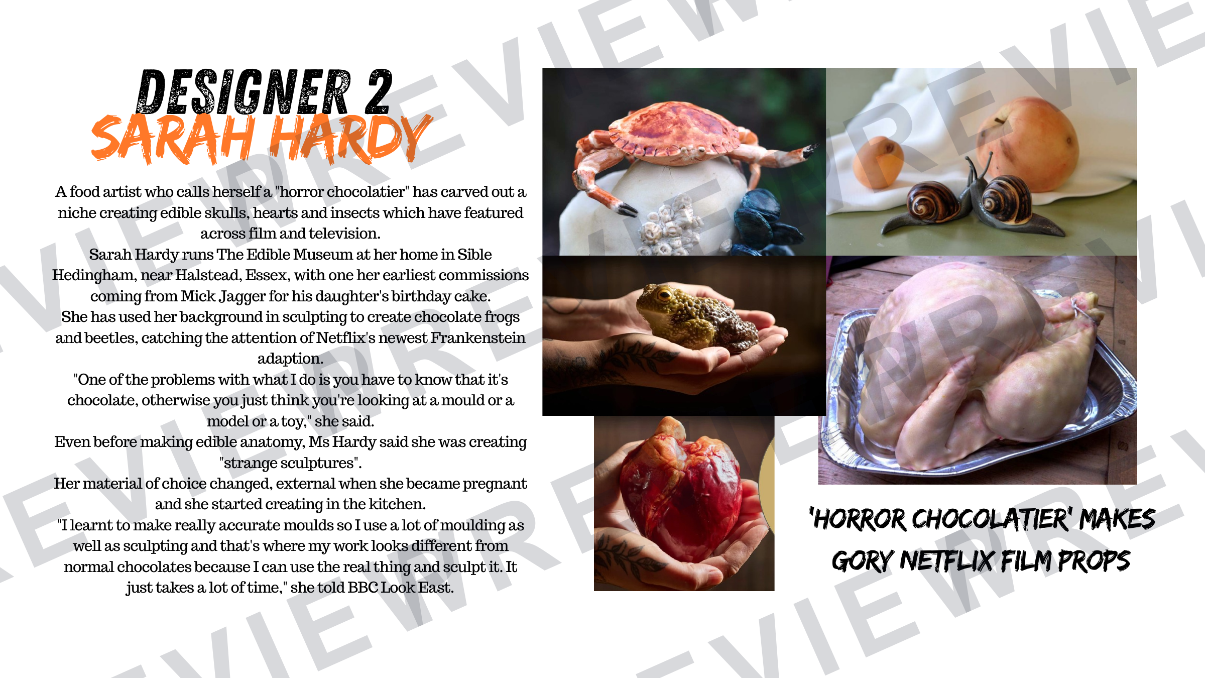 3D design mini project tv props KS3/4 project powerpoint  preview page 5