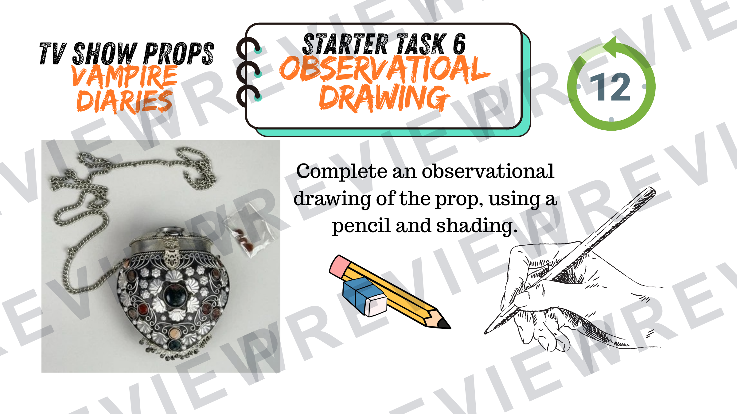 3D design mini project tv props KS3/4 project powerpoint  preview page 16