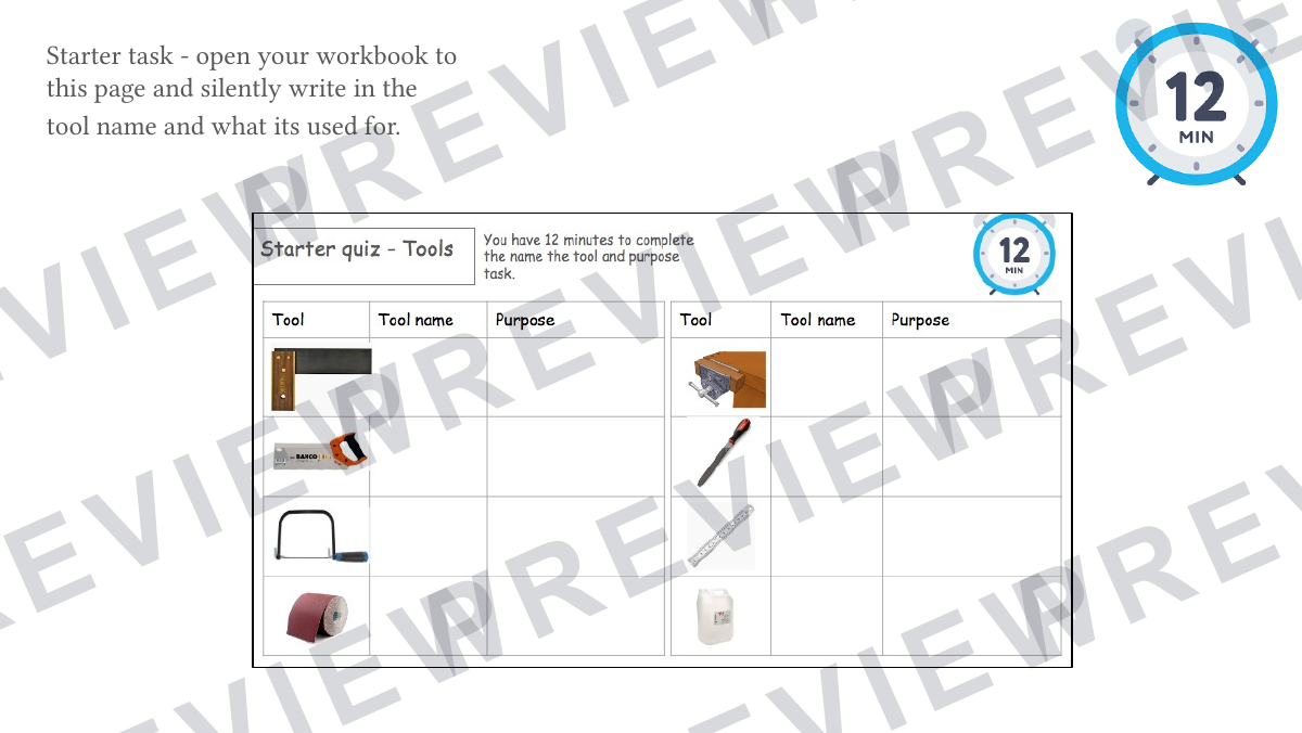 KS3 birdhouse 3D design project workbook  preview page 8