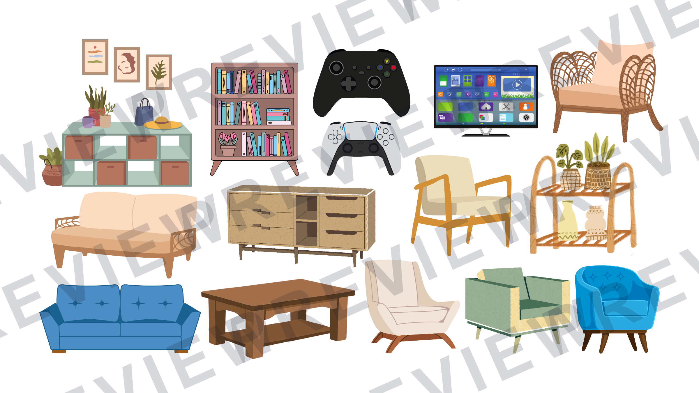 Interior design KS3 graphics project booklet preview page 16