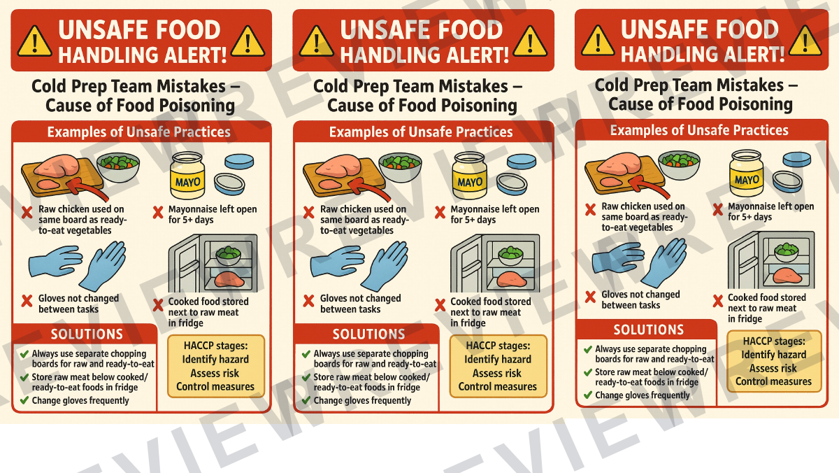 Food poisoning outbreak task for hospitality KS4  preview page 9