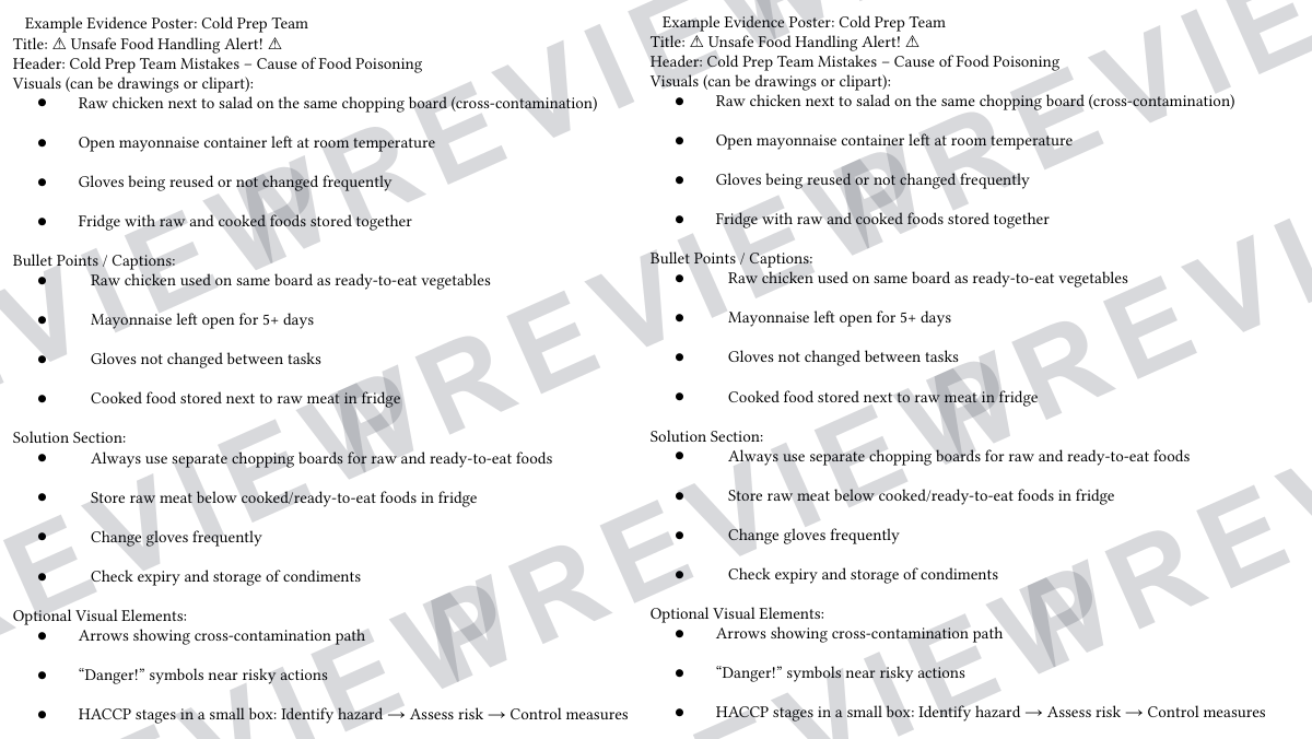 Food poisoning outbreak task for hospitality KS4  preview page 10