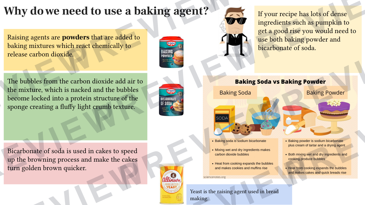 Cake making science lesson rising agent focus  preview page 11
