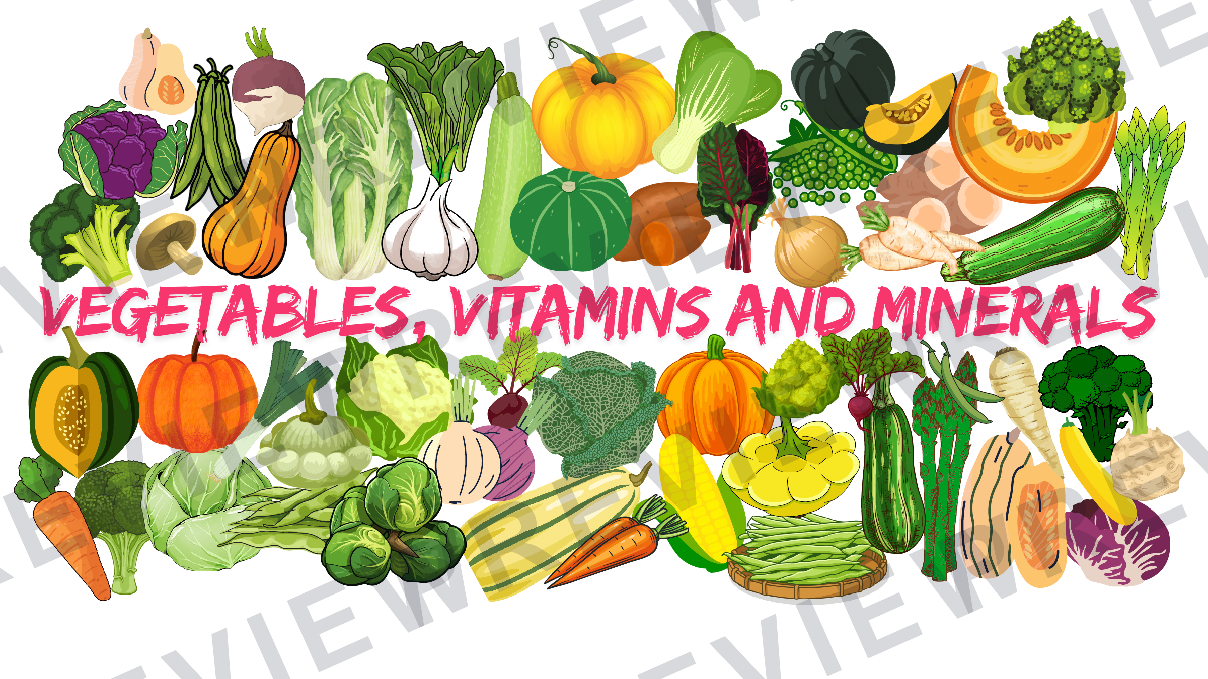 Hospitality poster Fruit vitamins and minerals  preview page 1