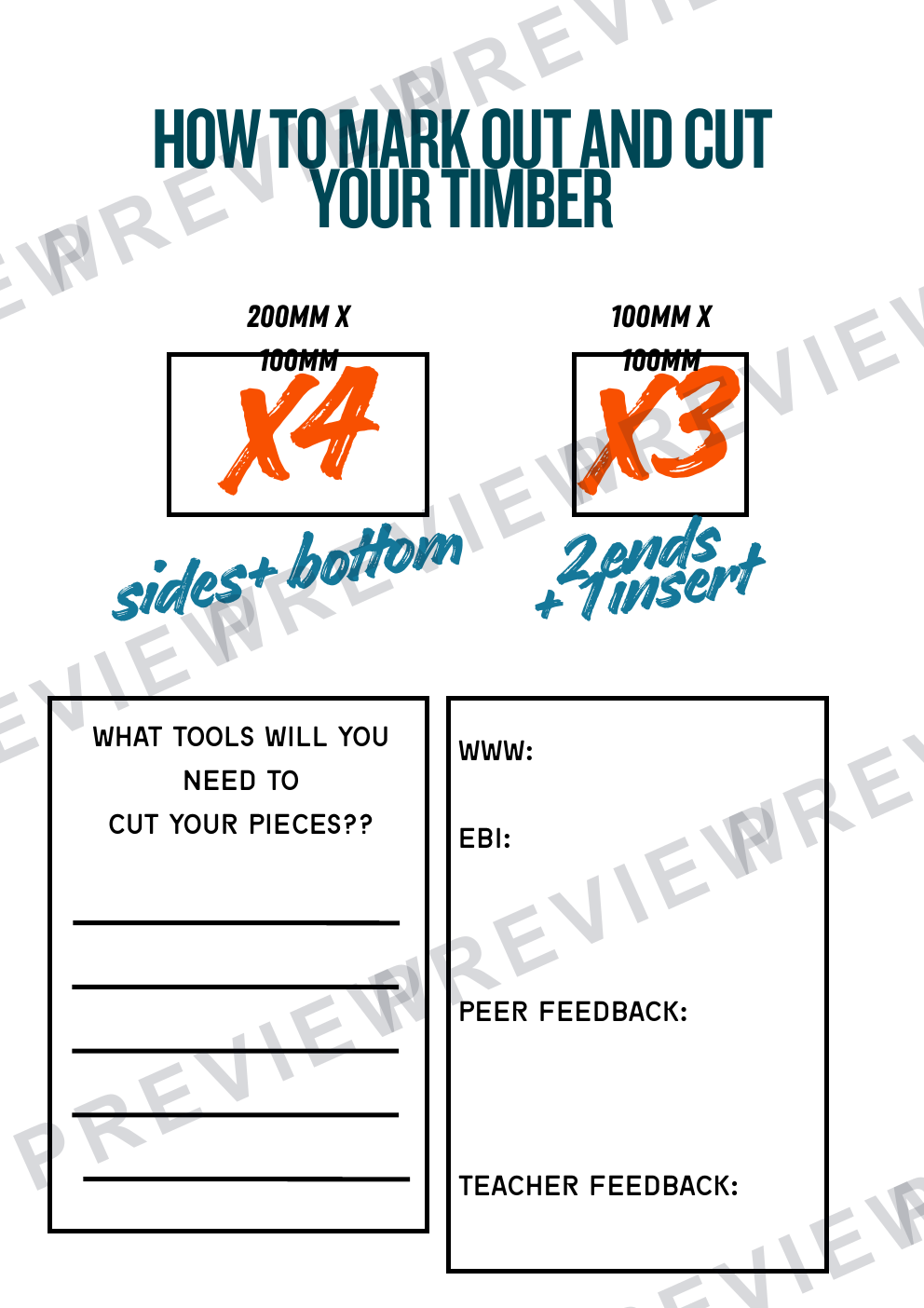 Product design/3D design KS3 task 'design and make a stationary holder' preview page 12