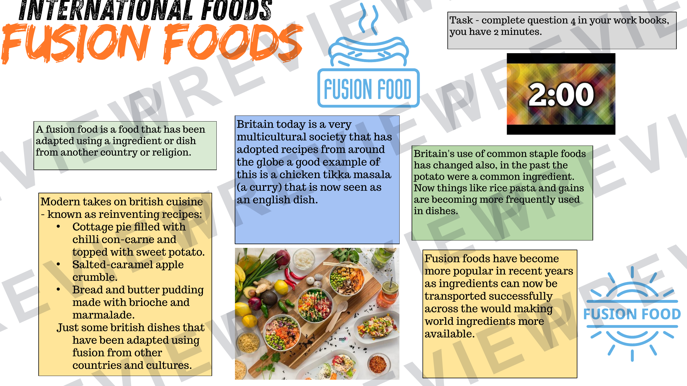 Year 8 international cuisine booklet updated  preview page 6