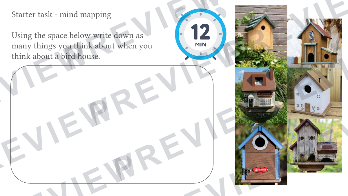 KS3 bird house project resources  preview page 2
