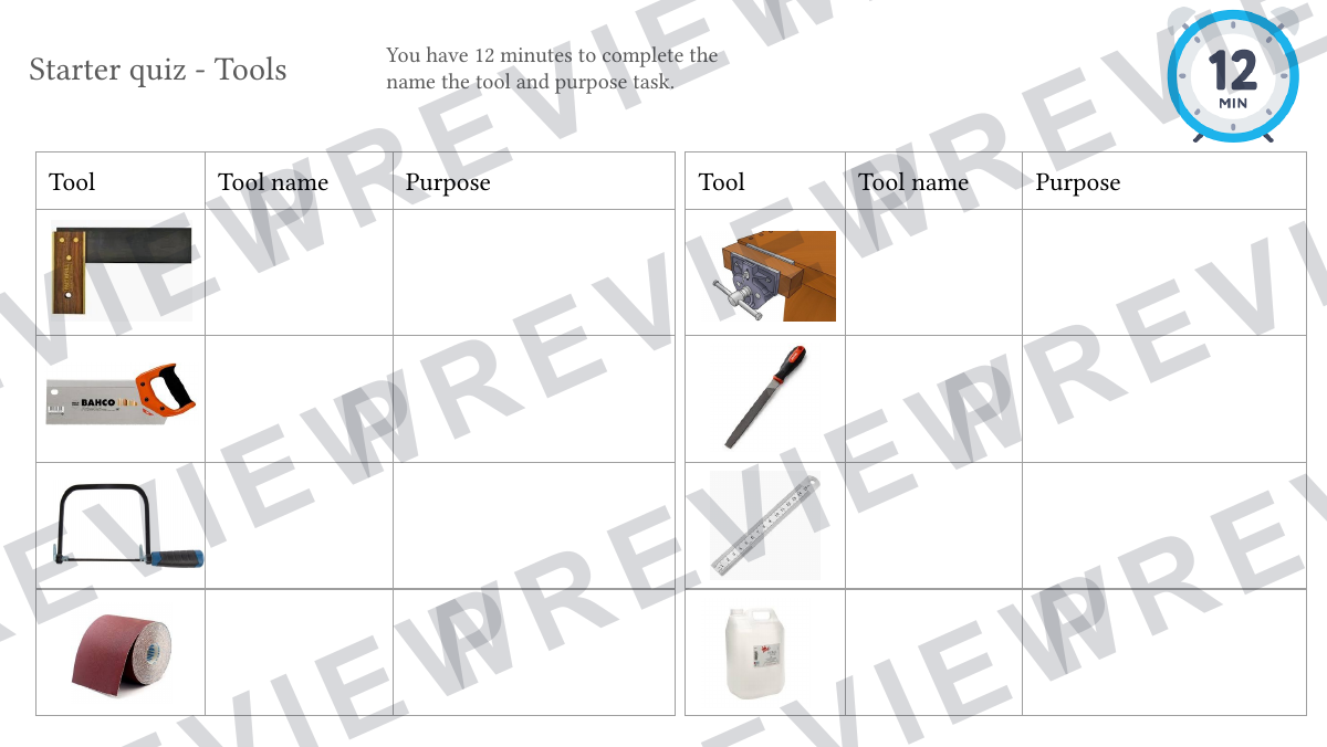 KS3 bird house project resources  preview page 6